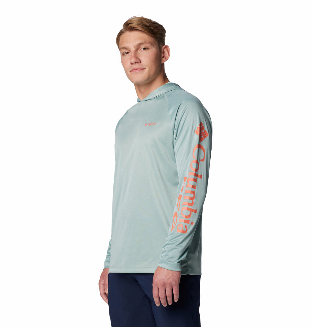 #CRUSHED BLUE HEATHER FADED PEACH LOGO-461_5